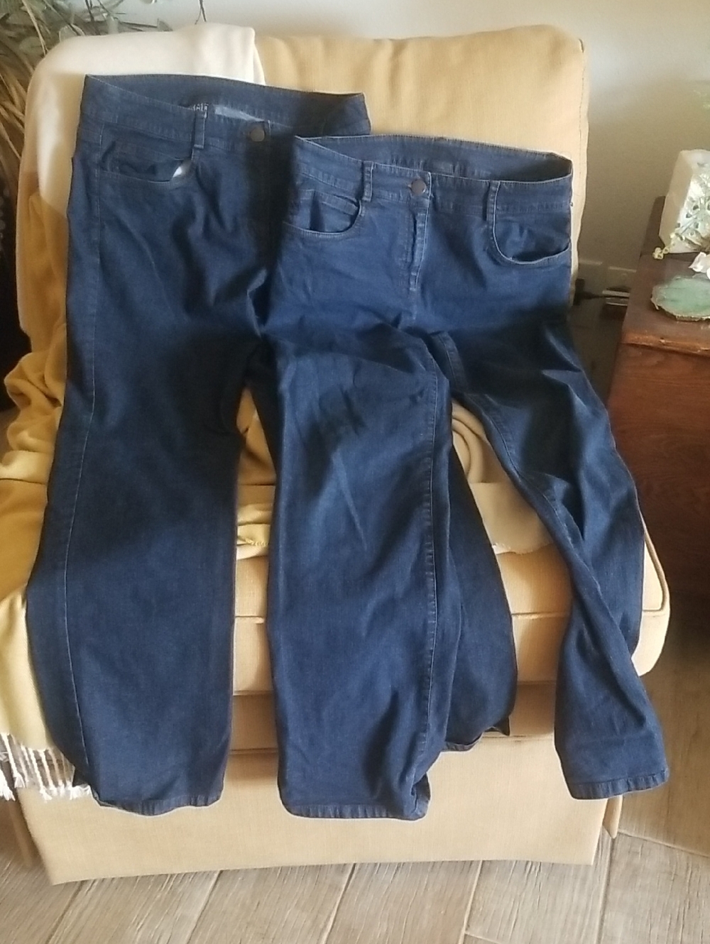 Eileen Fisher Dark Blue Denim Petite Jeans
